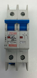 Techna JTEC489-2C10  2-Pole 10-Amp Circuit Breaker 480Y, 277VAC-4