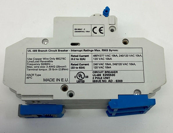 Techna JTEC489-2C10  2-Pole 10-Amp Circuit Breaker 480Y, 277VAC