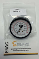 Ross W5400A2011 2" Pressure Gauge 0-200 PSI, 1/4" NPT Rear-1