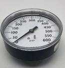 Ashcroft 35W1005-H-02B-600# 3-1/2''  600 PSI Gauge, 1/4'' NPT, Brass Socket-3