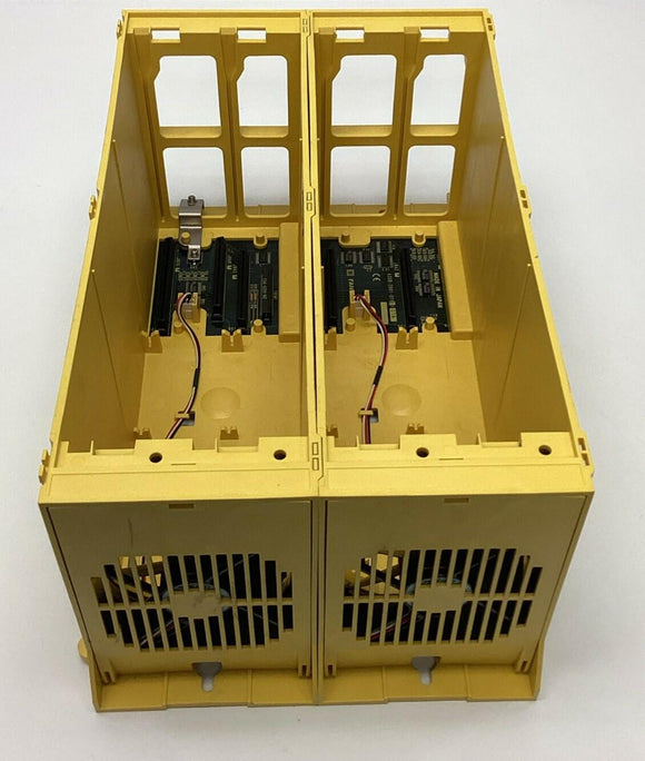 Fanuc A02B-0129-C002 18-MC 4 Slot Backplane with Fans A02B-0228-B502