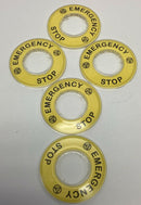 Schneider Electric ZBY9320 Emergency Stop 3D Legend Plates 5-Pack-4