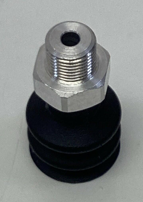 Schmalz FSG-20-NBR-55-G1/8 Bellows Suction Cups, Size 20, G1/8 Male Connection