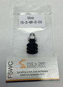 Schmalz FSG-20-NBR-55-G1/8 Bellows Suction Cups, Size 20, G1/8 Male Connection-1