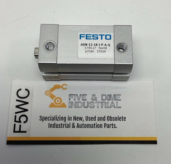Festo ADN-12-18-I-P-A-Q Compact Double Acting Cylinder 12mm Bore, 18mm Stroke