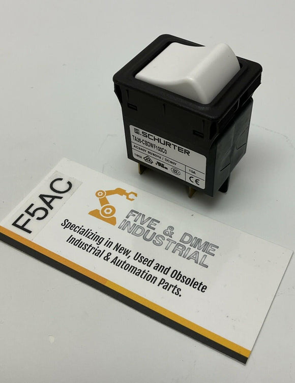 Schurter 4435.0195 10-Amp Thermal Circuit Breaker, Panel Mount 240VAC, 60VDC