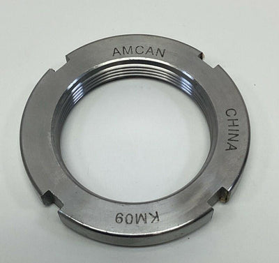 Amcan KM09 M45X1.5mm Steel Bearing Retaining Nut - 0