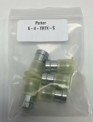 Parker 6-4-TRTX-S Triple Lok 37° Flare Reducer 3/8 x 3/8'' ( 5-Pack) - 0