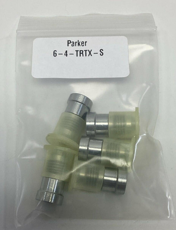 Parker 6-4-TRTX-S Triple Lok 37° Flare Reducer 3/8 x 3/8'' ( 5-Pack)