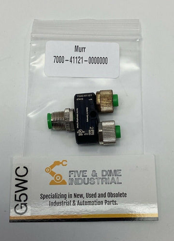 Murr 7000-41121-0000000 M12 T Coupler 60V AC/DC 4-Amps