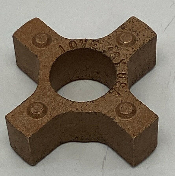 Lovejoy 10409 Bronze Spider L070 1/2'' Coupling Insert, Open Center