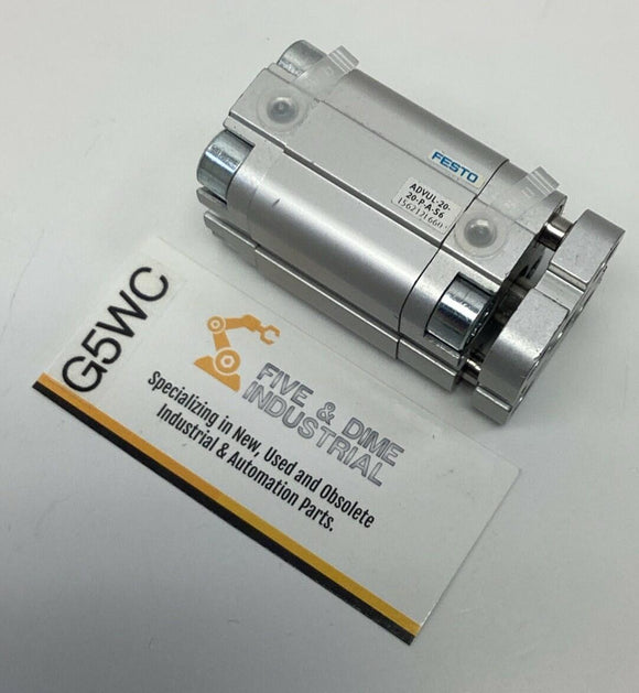 Festo ADVUL-20-20-P-A-56 Double Acting Pneumatic Cylinder 20mm Bore, 20mm Stroke
