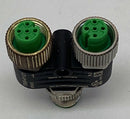Murr 7000-41121-0000000 M12 T Coupler 60V AC/DC 4-Amps-5