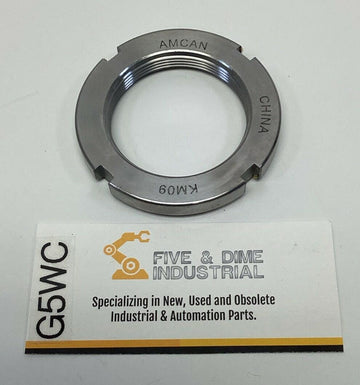 Amcan KM09 M45X1.5mm Steel Bearing Retaining Nut