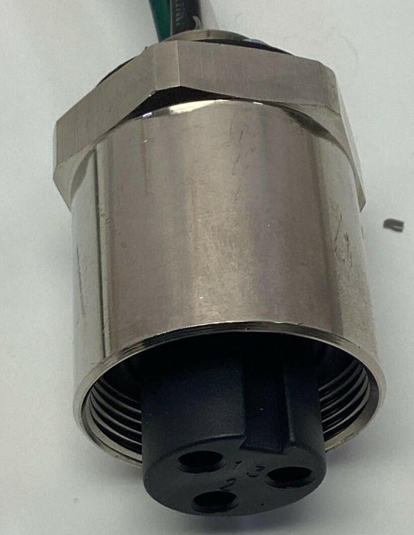 Mencom PMIN-30FR-0.3M  3-Pole, 600VAC, 30A Power Receptacle .3-Meters, 1/2'' NPT