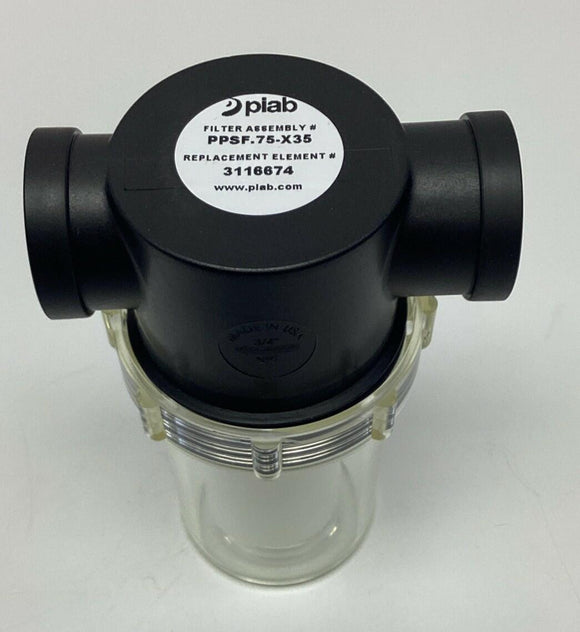 Piab PPSF.75X35 Vacuum Filter 3/4'' NPT Thread