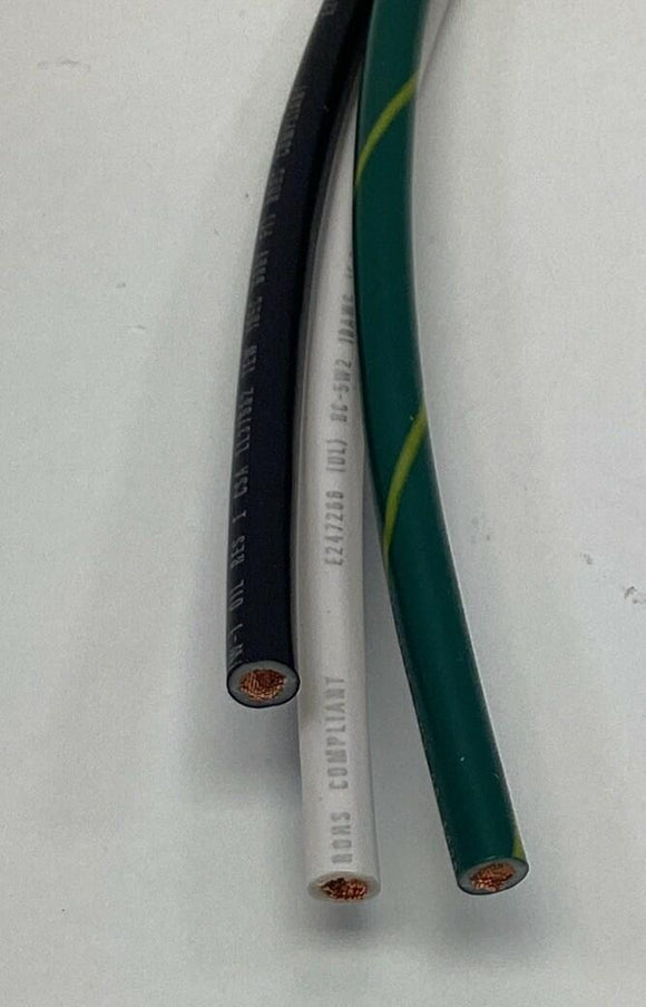 Mencom PMIN-30FR-0.3M  3-Pole, 600VAC, 30A Power Receptacle .3-Meters, 1/2'' NPT