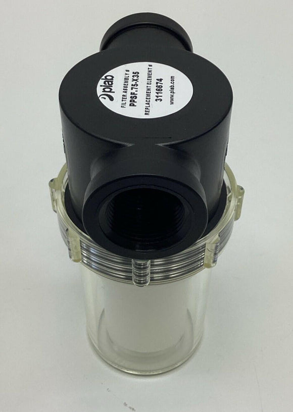 Piab PPSF.75X35 Vacuum Filter 3/4'' NPT Thread