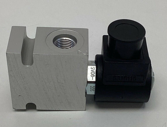 Hydraforce 5000474  2-Way Solenoid Cartridge Valve 115VAC SV08-205-6T-N-115AG