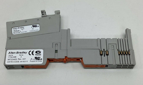 Allen Bradley 1734-MB Mounting Base with 1734-RTBS 8-Point Terminal Block