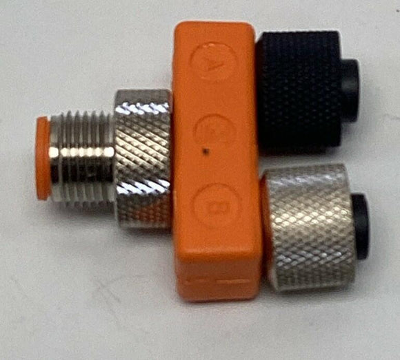 IFM Efector ASB-2-M12-5 M12 5-Pole Micro Splitter (2) Female x (1) Male