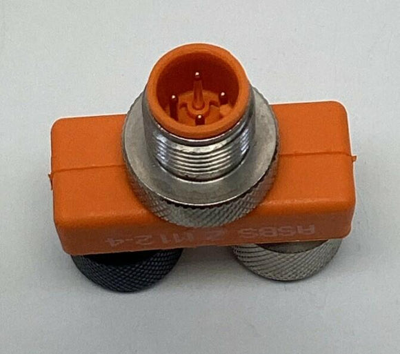 IFM Efector ASB-2-M12-4 M12 4-Pole Micro-Splitter (2) Female x (1) Male