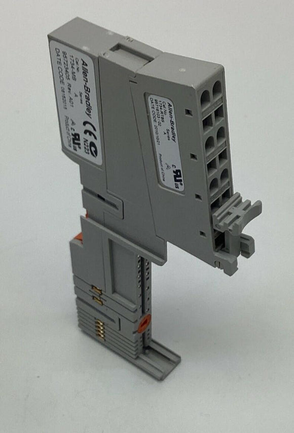 Allen Bradley 1734-MB Mounting Base with 1734-RTBS 8-Point Terminal Block