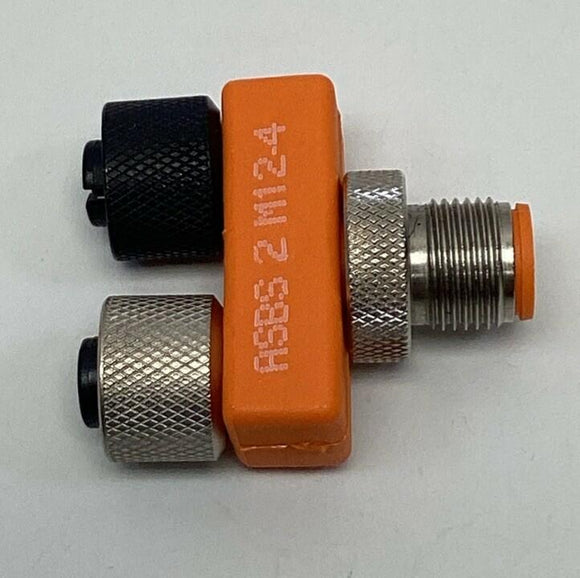 IFM Efector ASB-2-M12-4 M12 4-Pole Micro-Splitter (2) Female x (1) Male