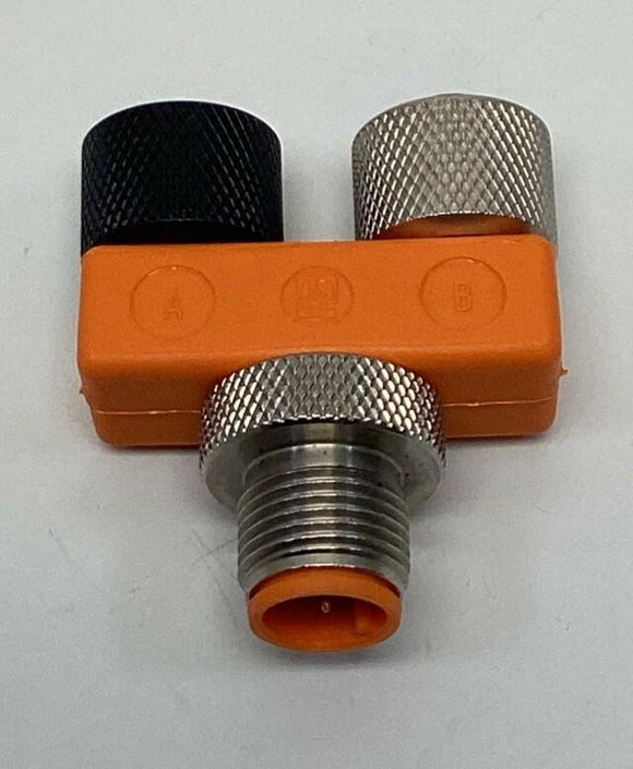 IFM Efector ASB-2-M12-4 M12 4-Pole Micro-Splitter (2) Female x (1) Male