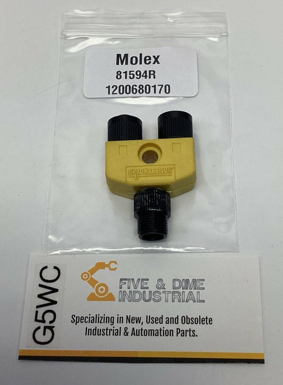 Brad Harrison 81594R 4-Pole Micro-Change Splitter Molex 1200680170