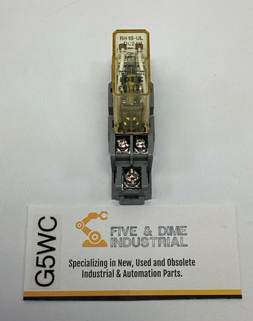 Idec RH1B-UL 24VDC Coil General Purpose Relay 10-Amp, 5-Pin w/ Base
