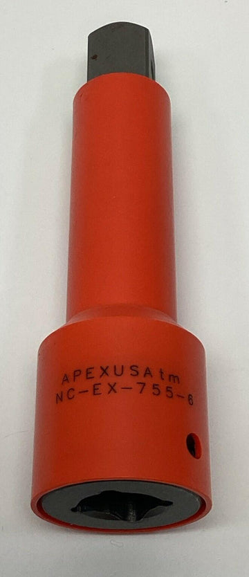 Apex NC-EX-755-6 3/4" Square Drive Extension 6" Long Nylon Cover - 0