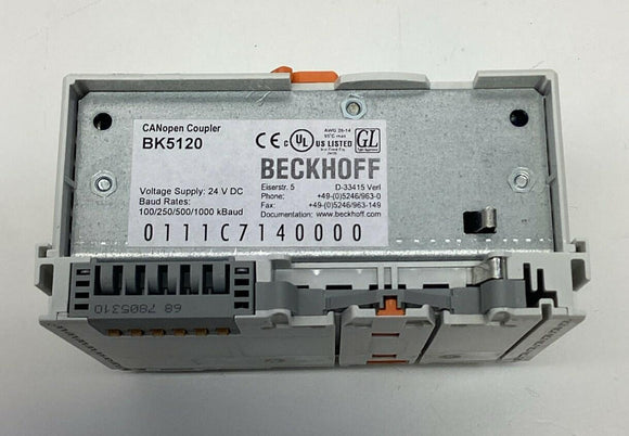 Beckhoff BK5120 CanOpen Coupler 24VDC