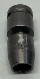 Apex SA-202-D 1/2'' Universal Socket, 3/8'' Square Drive-3