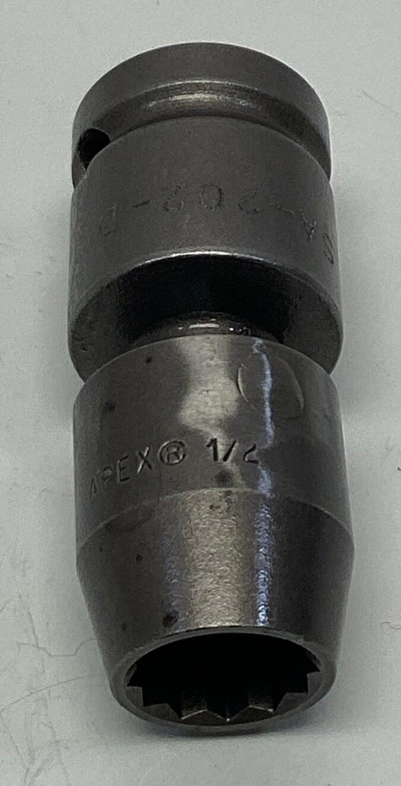 Apex SA-202-D 1/2'' Universal Socket, 3/8'' Square Drive