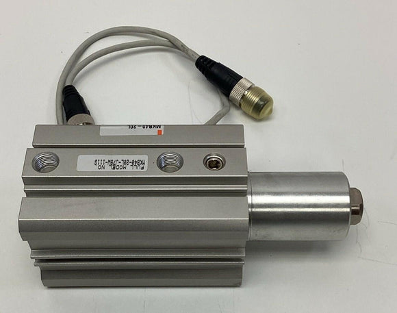SMC MKB40-20L-J79W-1116 Pneumatic Cylinder w/ Reed Switch Sensors