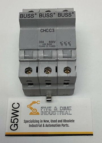 Bussmann Buss CHCC3  3-Pole Fuse Holder 30-Amp, 600V Class CC