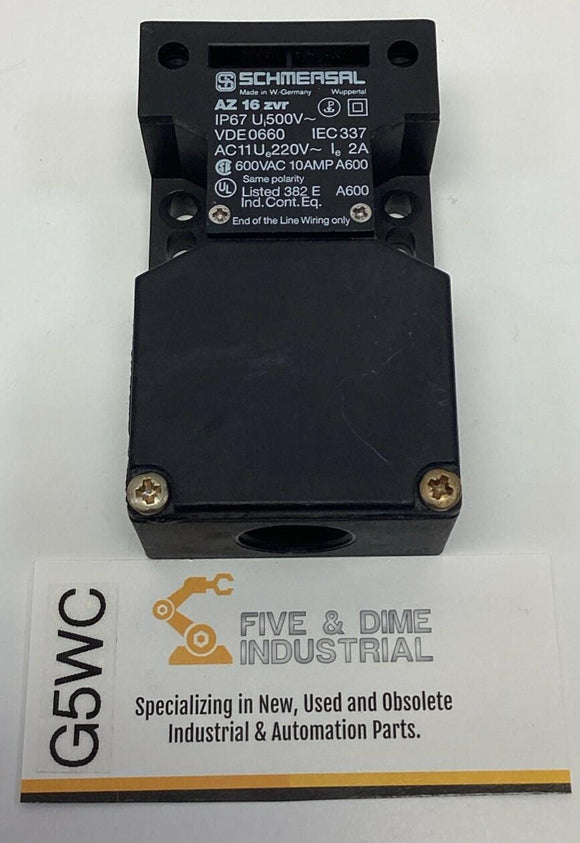 Schmersal AZ-16 Safety Interlock Switch 4-Amp, 230V M16