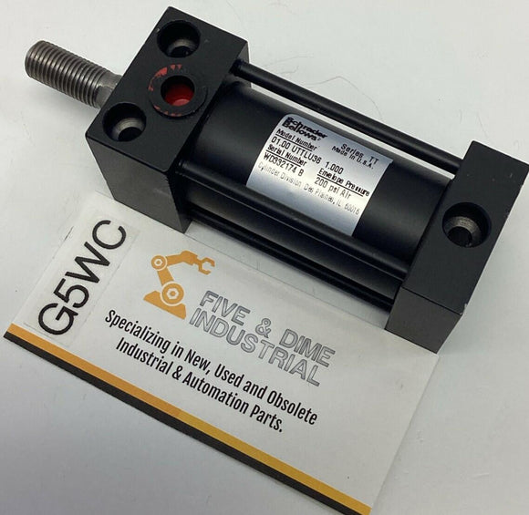 Schrader Bellows 01.00 UTTLU36 Hydraulic Cylinder 1'' Bore, 1'' Stroke 200 PSI