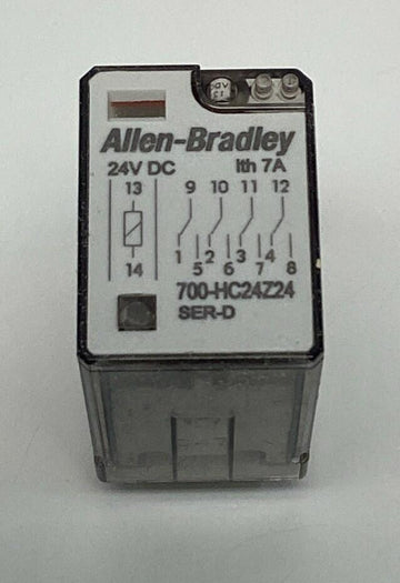 Allen Bradley 700-HC24Z24 General Purpose Plug in Relay 24VDC, 7-Amps - 0