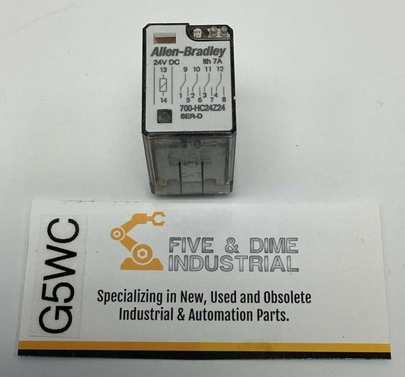 Allen Bradley 700-HC24Z24 General Purpose Plug in Relay 24VDC, 7-Amps