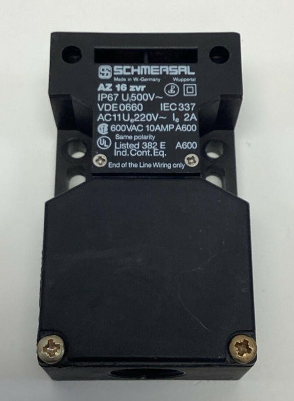 Schmersal AZ-16 Safety Interlock Switch 4-Amp, 230V M16