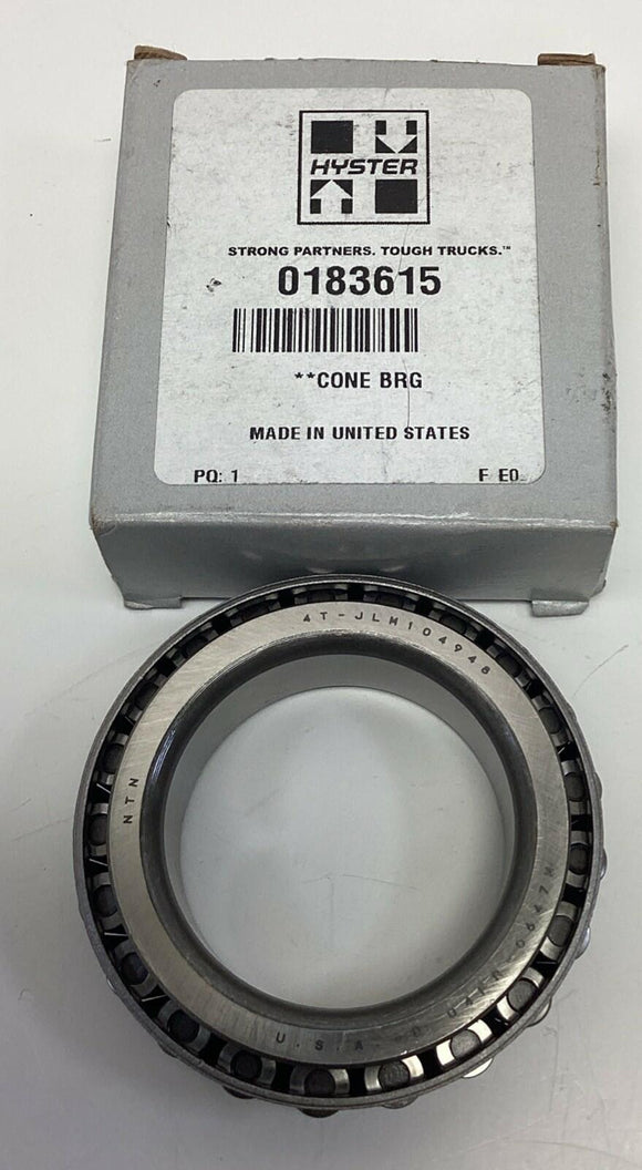 Hyster 0183615 Cone Bearing NTN 4T-JLM104948