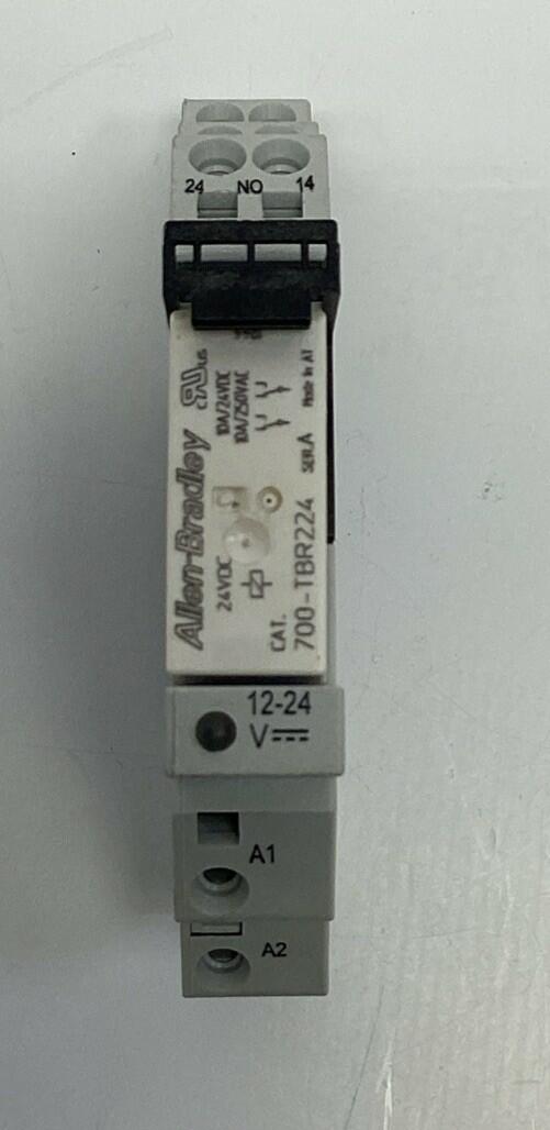 Allen Bradley 700-TBR224 Terminal Block 24VDC w/ Base 700-HLT22 DIN Mount