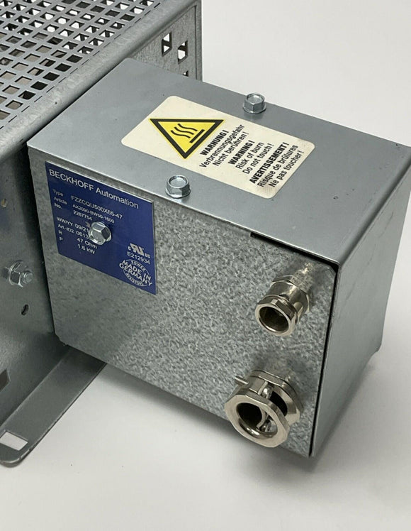 Beckhoff AX2090-BW50-1600 47-Ohm External Braking Resistor for AX5x01 to AX5112