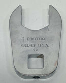 Proto 5332CF 1" 1/2" Drive Full Polish Crowfoot Wrench Anti-Slip Design-2