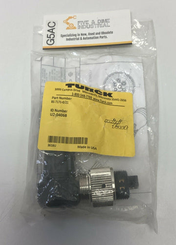 Turck BS7171-0/21 / U2-04068 Field Wireable 1" Straight Male Plug, 7-Pin