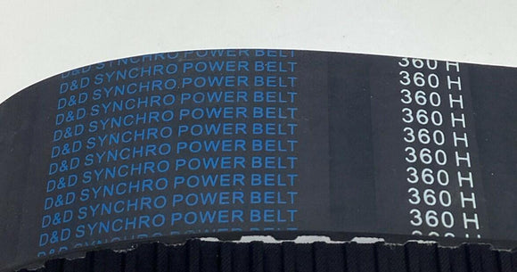 D&D 360H200 Power Transmission Belt