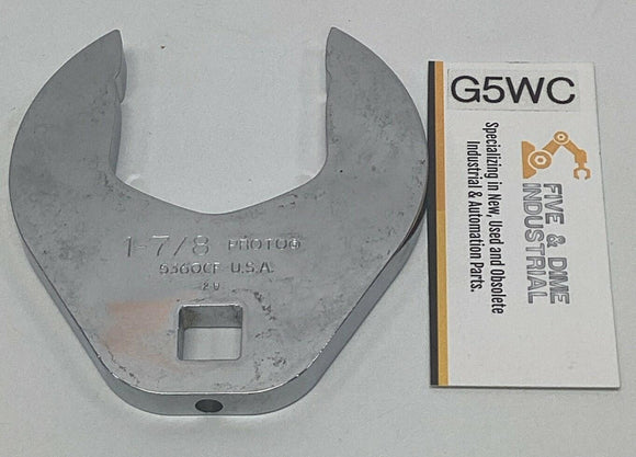 Proto 5360CF 1-7/8" 1/2" Drive Full Polish Crowfoot Wrench Anti-Slip Design