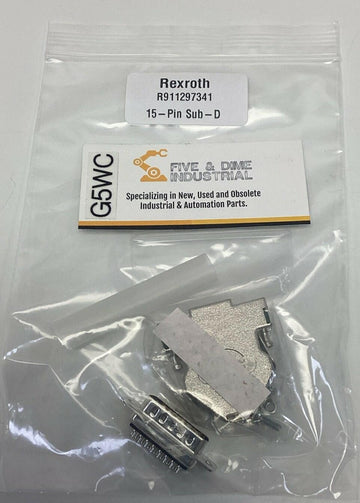 Rexroth R911297341 Male 15-Pin Sub-D Connector Solder Cup